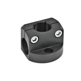 GN 473 Fuß-Klemmhalter, Aluminium Oberfläche: ELS - eloxiert, schwarz