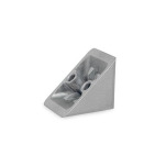 Winkel, Zink-Druckguss, für Aluprofile (i-Baukasten)