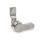 GN 515 Chiusure, acciaio INOX, con corpo di contenimento esteso, con manopola Tipo: HGN - Con leva in acciaio INOX