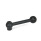 GN 6337.3 Verstellbare Kugelgriffe, mit Innengewinde, Stahl Form: M - Griff gerade