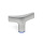 GN 5064 T-Griffe, Edelstahl, Hygienic Design Oberfläche: MT - 
Werkstoff (Dichtring): F - FKM