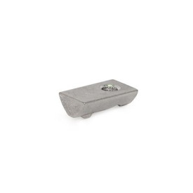GN 50i Nutensteine, Stahl / Edelstahl, für Aluprofile (i-Baukasten) Werkstoff / Oberfläche: NB - Edelstahl, blank<br />Form: N - ohne Verdrehsicherung