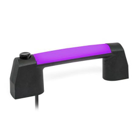 GN 6284 Bügelgriffe, Kunststoff, mit elektrischer Schaltfunktion, LED beleuchtet, mit Kabel 