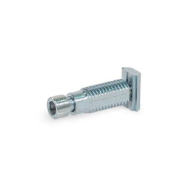 GN 23b Automatikverbinder, Stahl, für Aluprofile (b-Baukasten), rechtwinklige Verbindung Größe: 8S