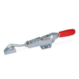 GN 850.1 Verschlussspanner, für Zugspannung Form: TU - mit Zugachse, mit Gegenhalter, mit Zuganker mit Haken
