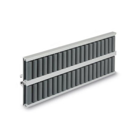 GN 6471 Seitenführungen, Trägerprofil Aluminium, Zylinder- und Kugelrollen einseitig Form: Z - zylindrische Rollen<br />Kennziffer: 2 - zweireihig