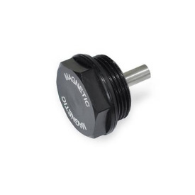 GN 738.1 Magnetstopfen, Aluminium, FPM/FKM-Dichtung, beständig bis 180 °C, schwarz eloxiert 